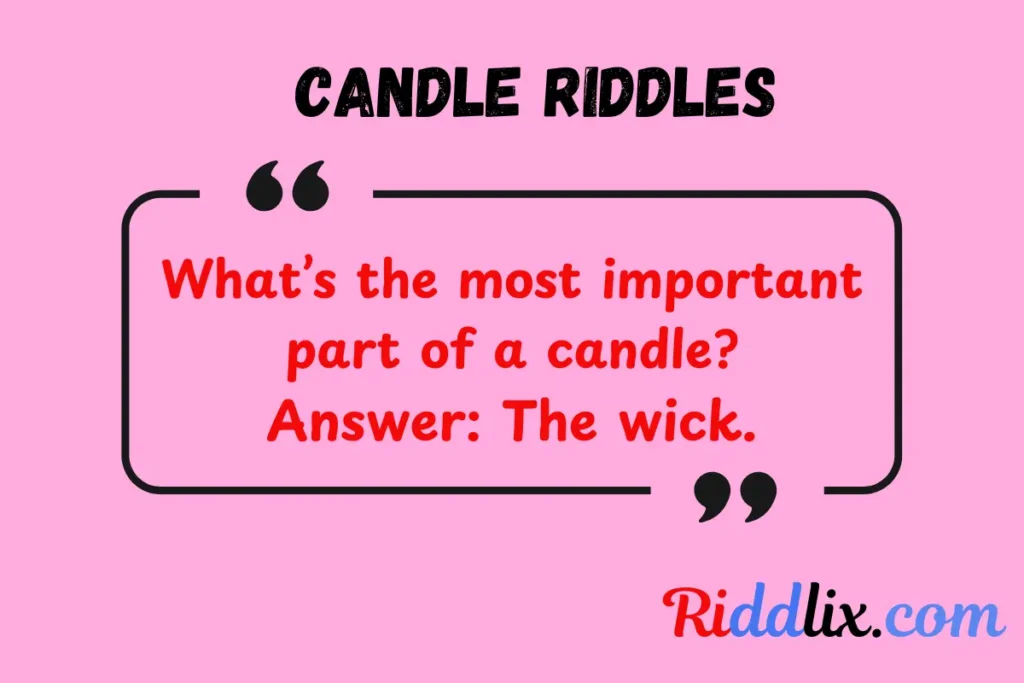 Candle Riddles