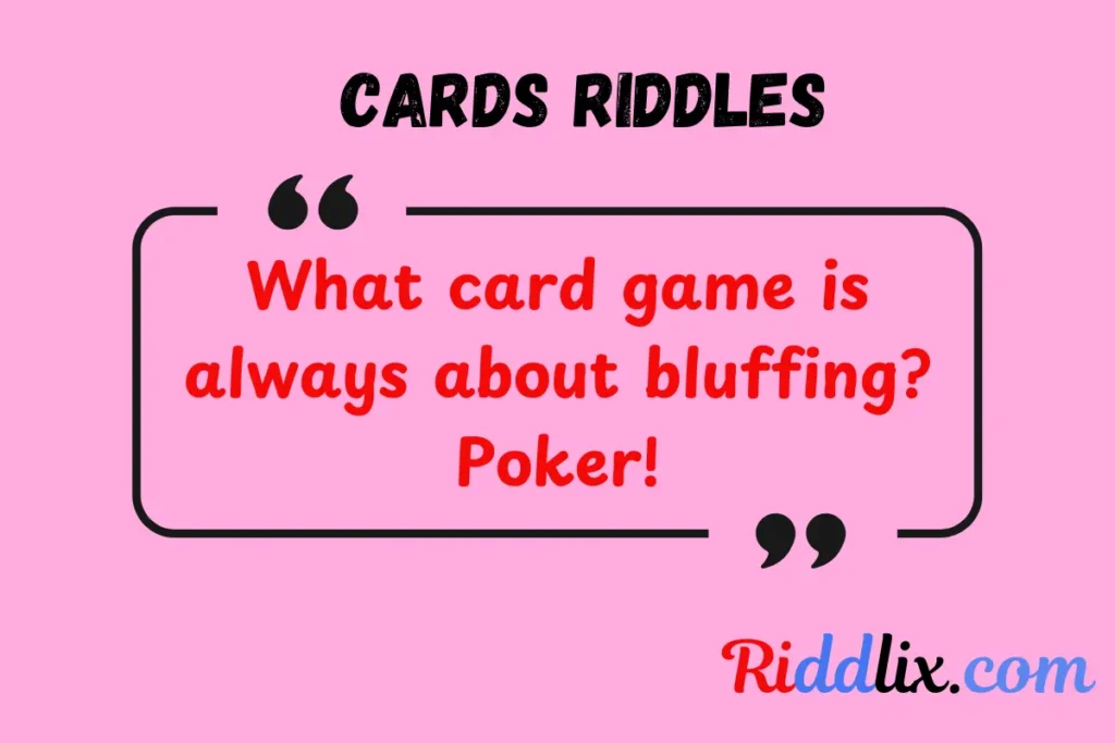 Cards Riddles