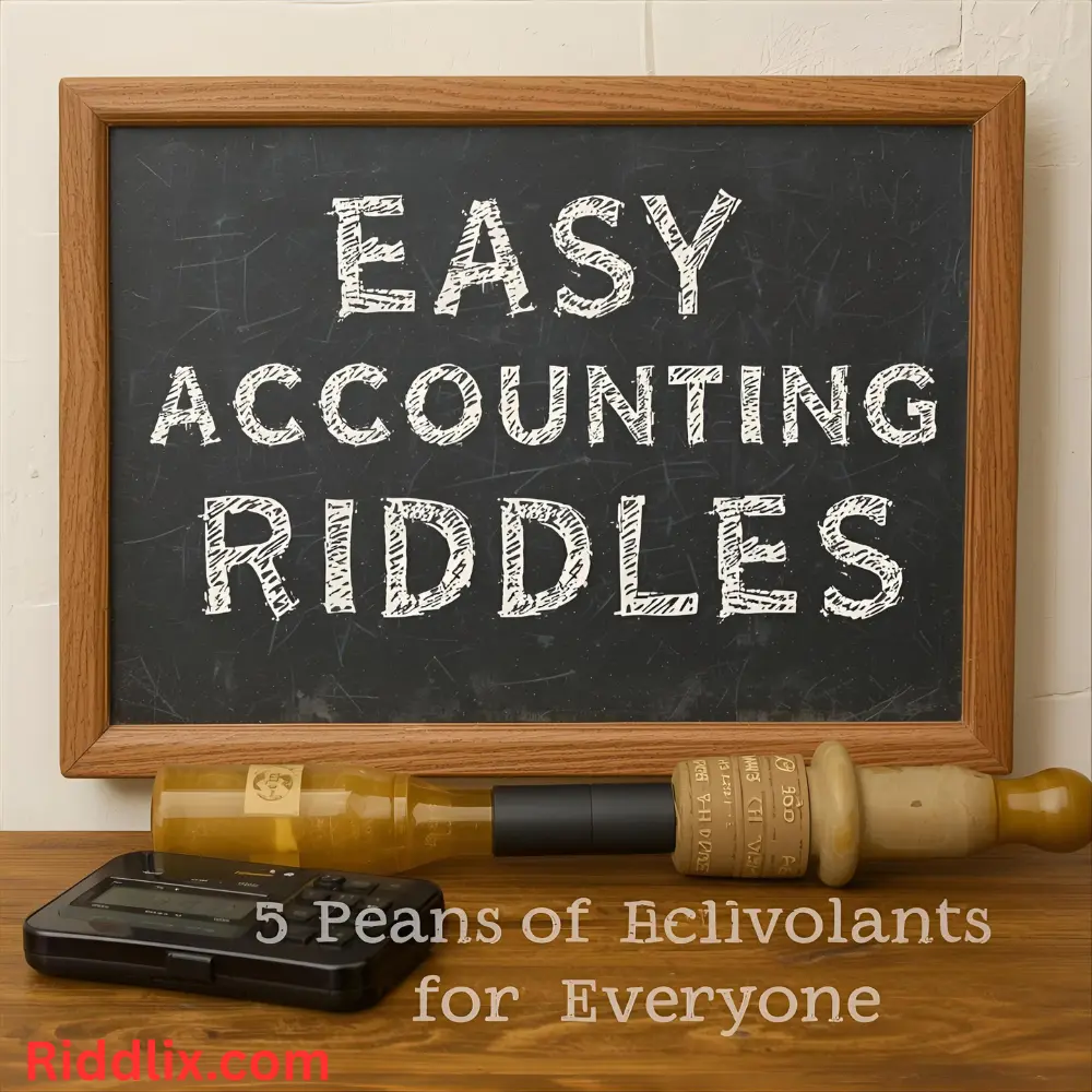 Easy Accounting Riddles for Everyone