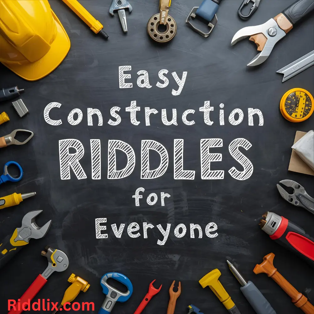 Easy Construction Riddles for Everyone 