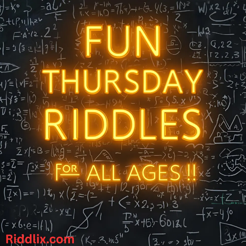 Fun Thursday Riddles for All Ages