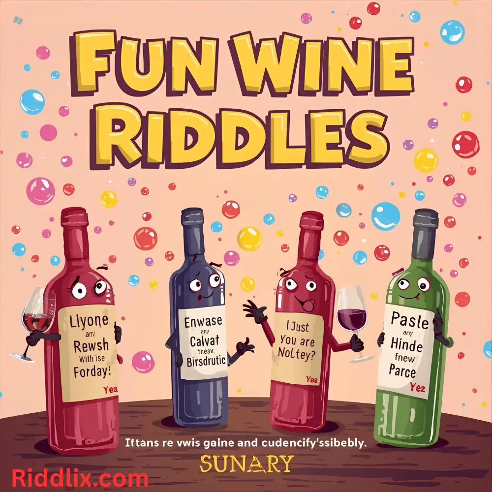 Fun Wine Riddles