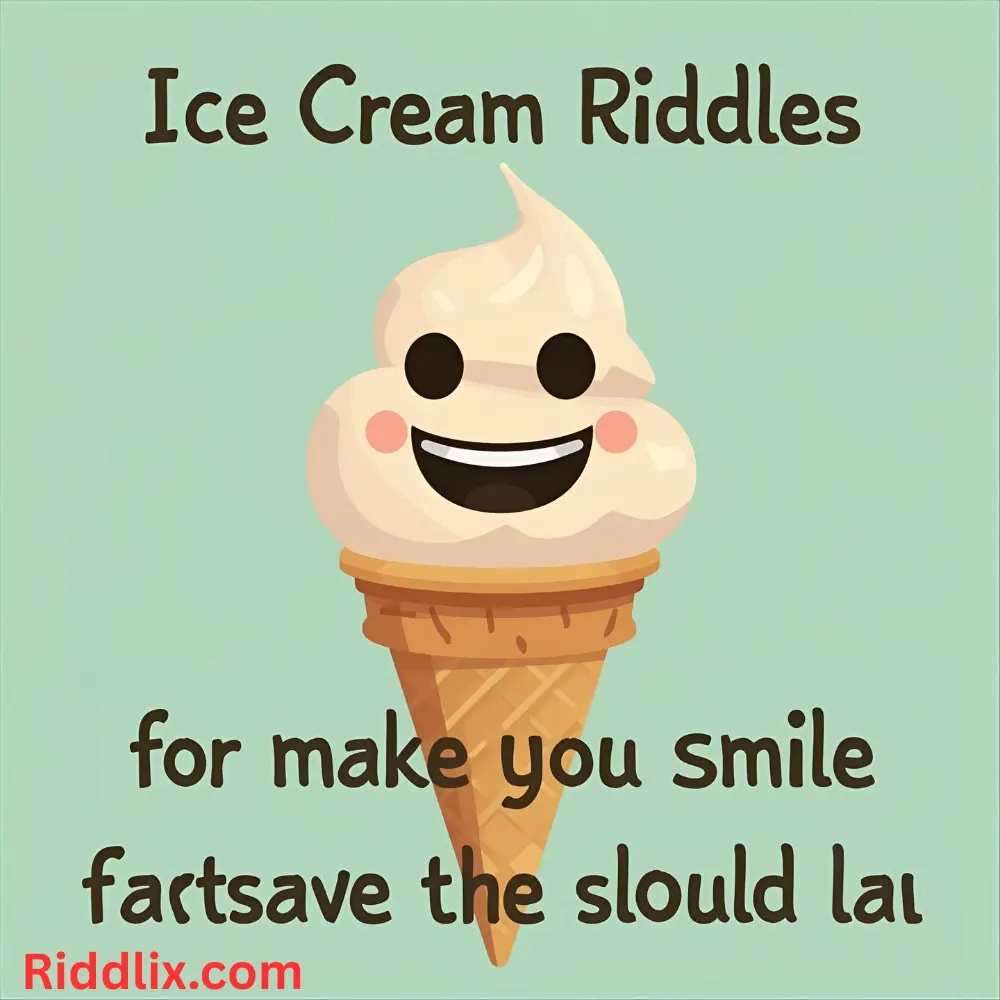 Funny Ice Cream Riddles to Make You Smile