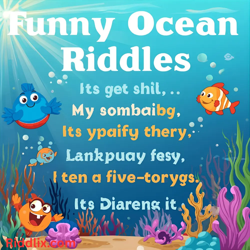 Funny Ocean Riddles