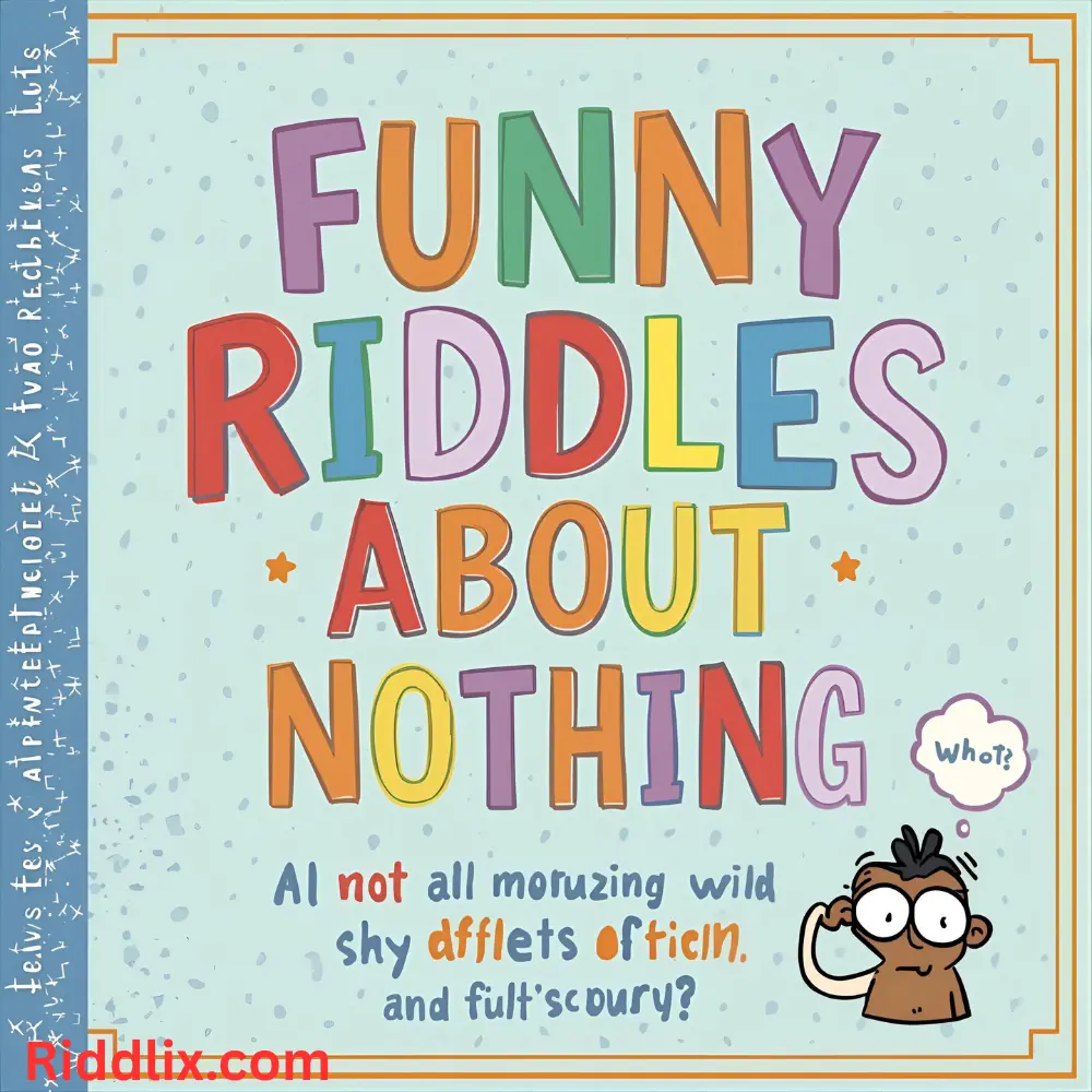 Funny Riddles About Nothing