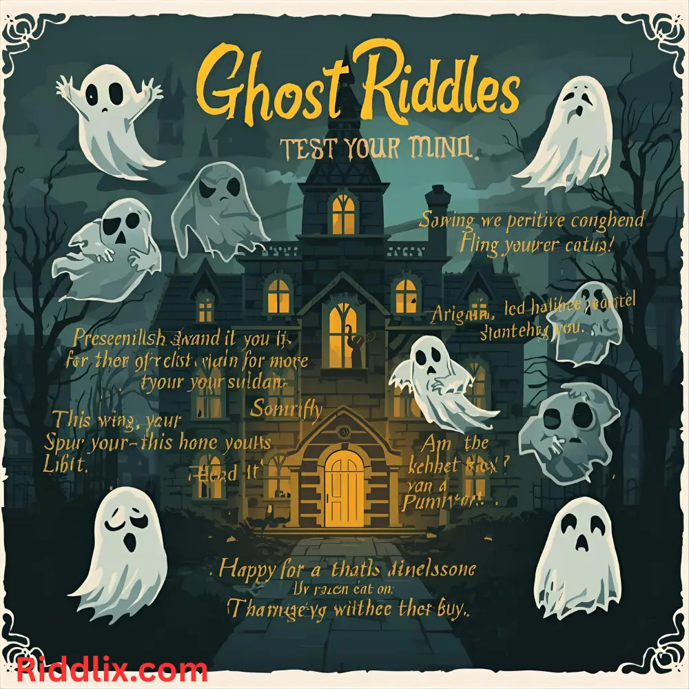 Ghost Riddles to Test Your Mind 