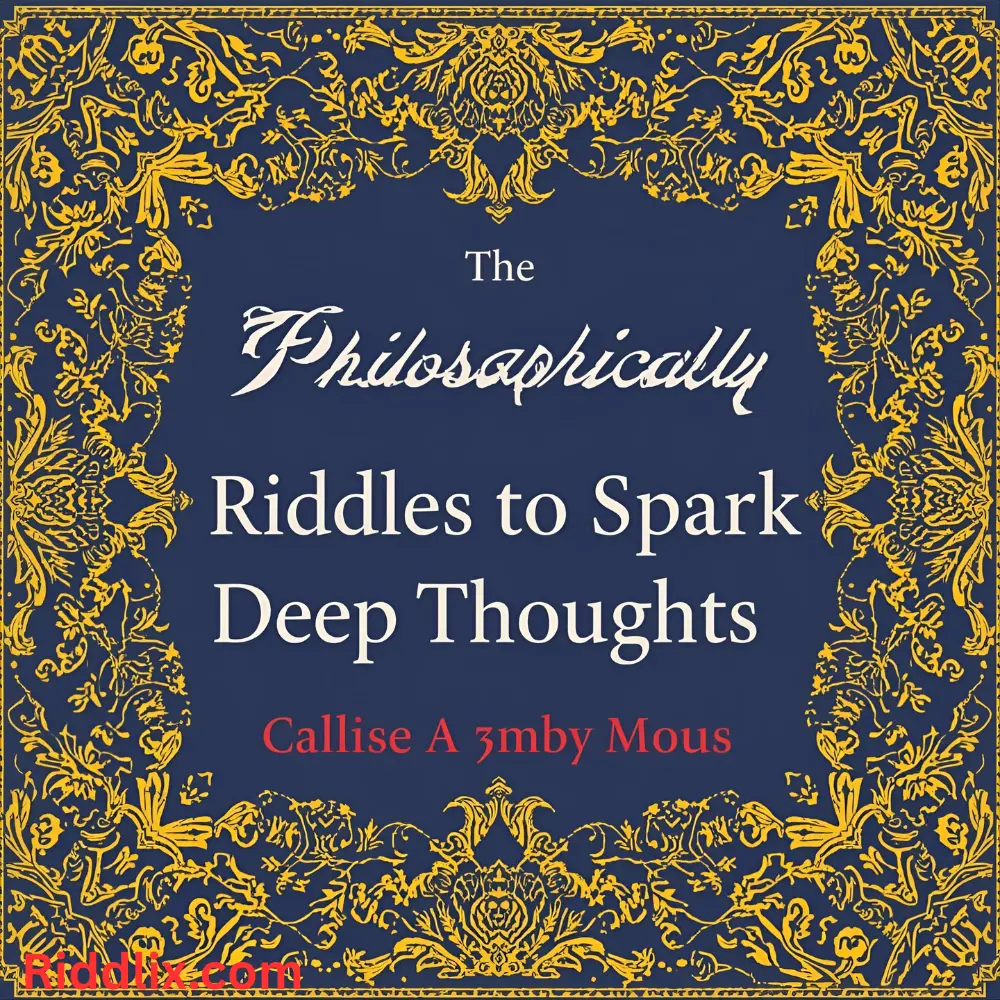 Philosophical Riddles to Spark Deep Thought