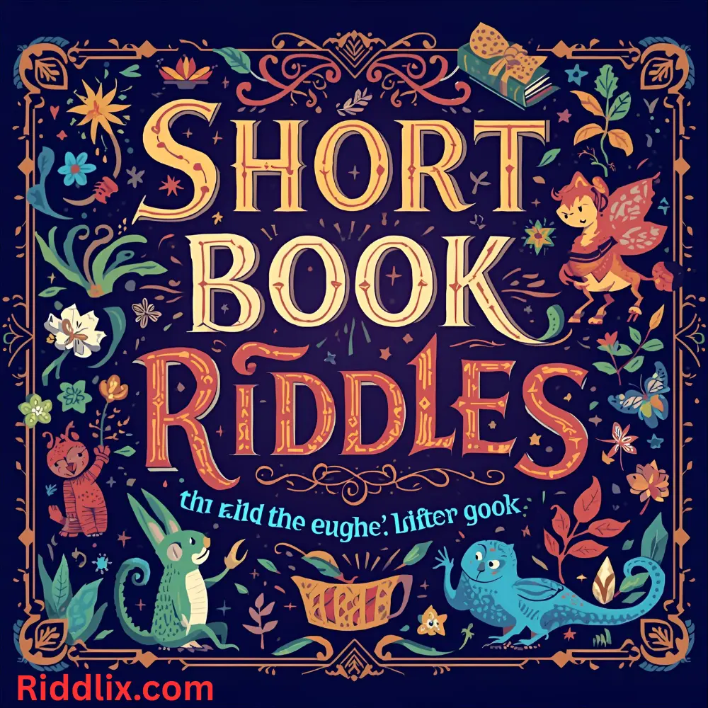 Short Book Riddles