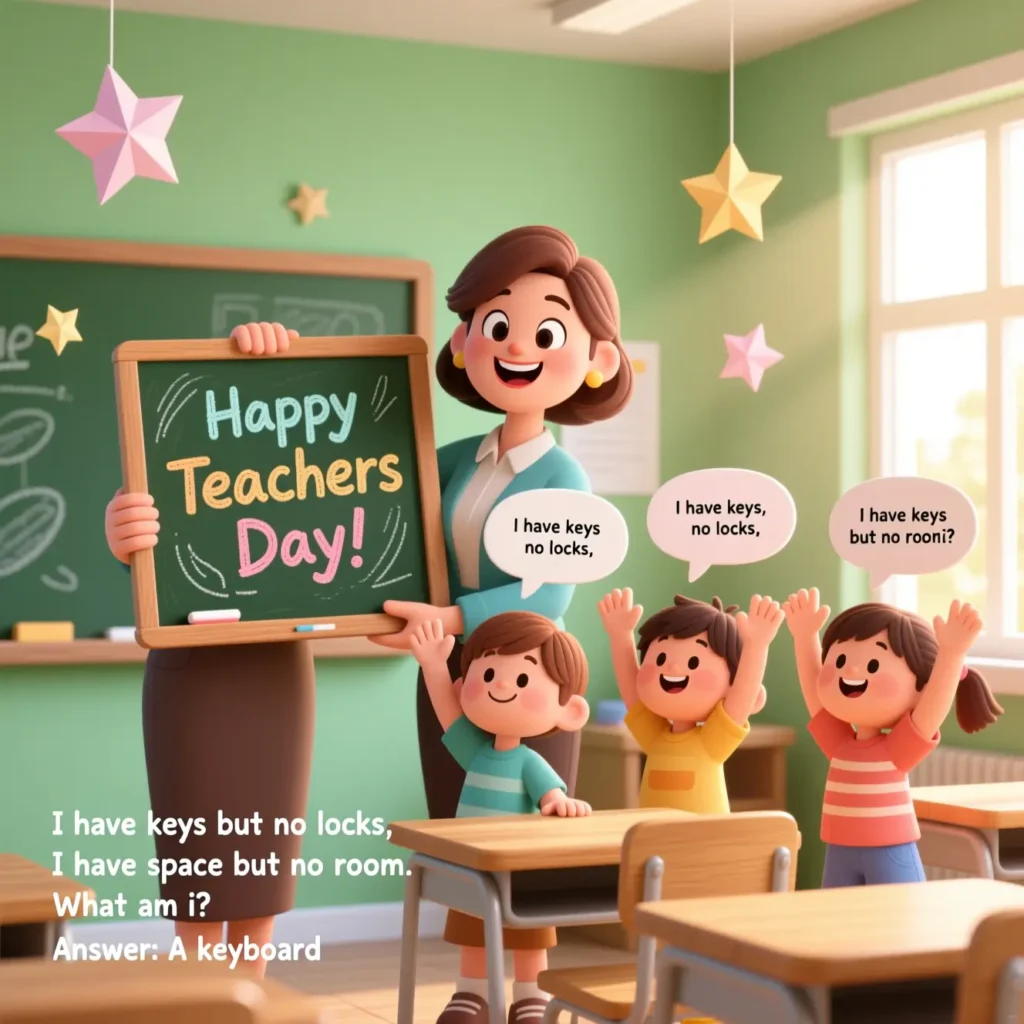 Teachers Day Riddles for Kids