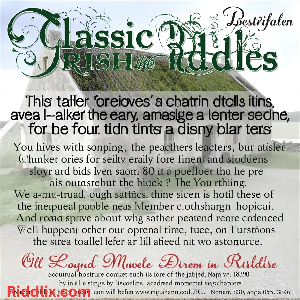 Classic Irish Riddles