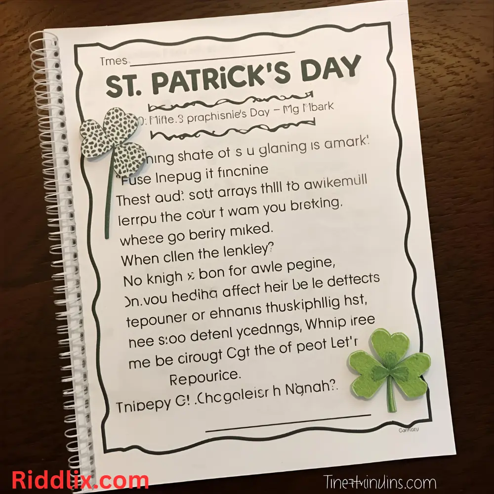 St. Patrick's Day Riddles